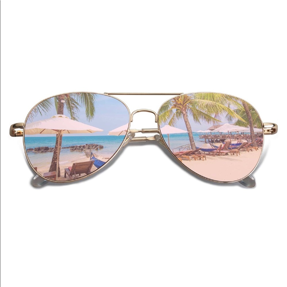 Sunglasses.  Aviator